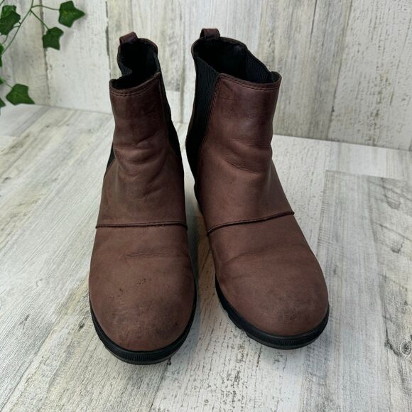 SOREL Joan of Arctic Women Wedge II Chelsea Waterproof Boots 8 - Picture 2 of 7